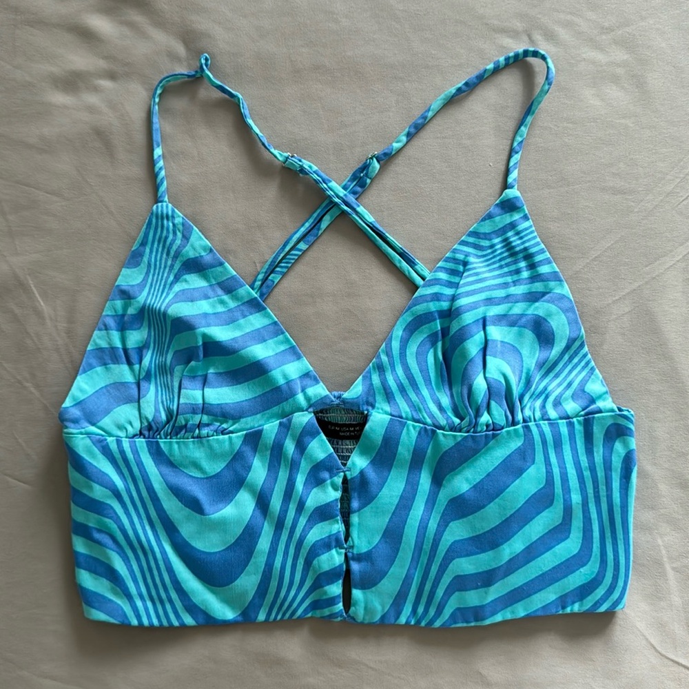 Zara cross back top
